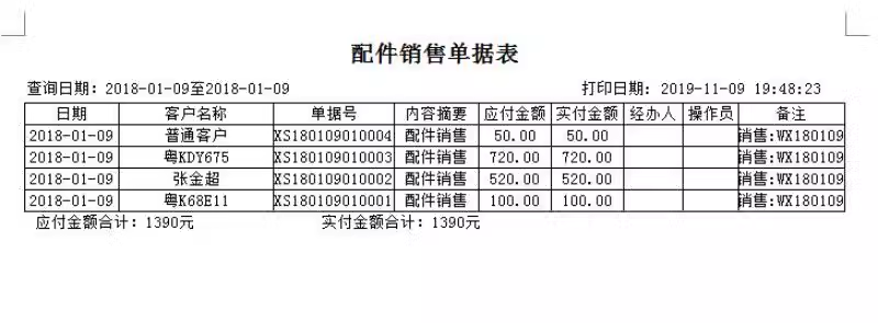 4S店自動車維修自動車部品販売管理システム(图10)